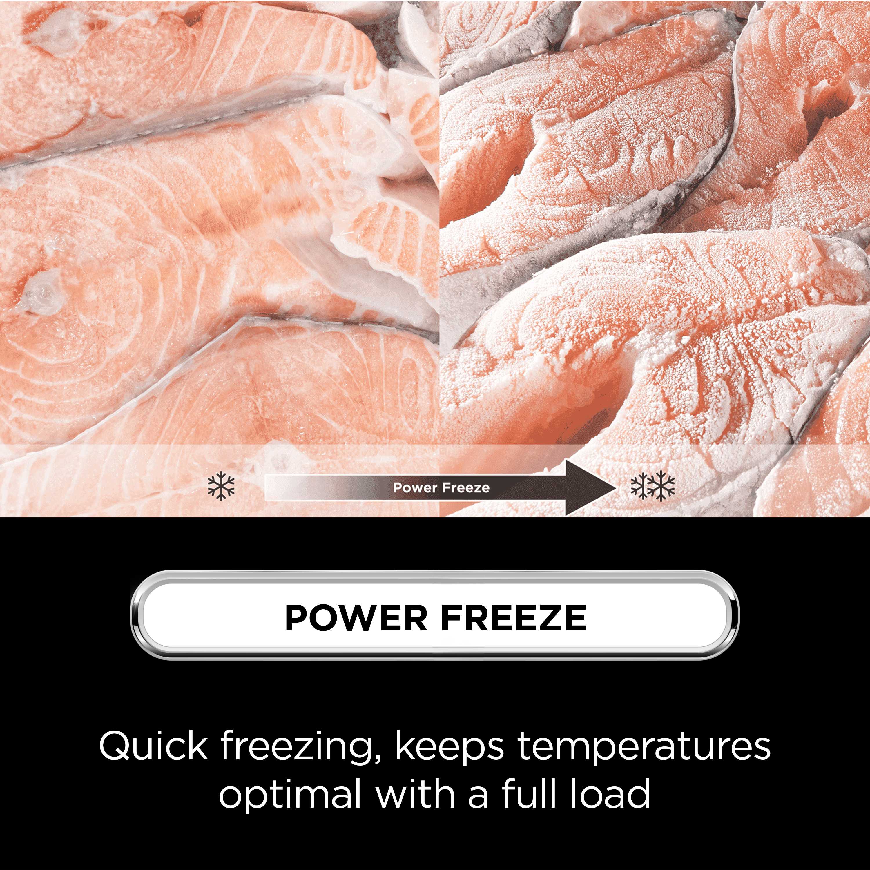 RP320FXE0UK American Style 320l Total No Frost Fridge Freezer - Inox